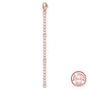 Jewelry S925 Sterling Silver Geometric Plain Ochain Polished