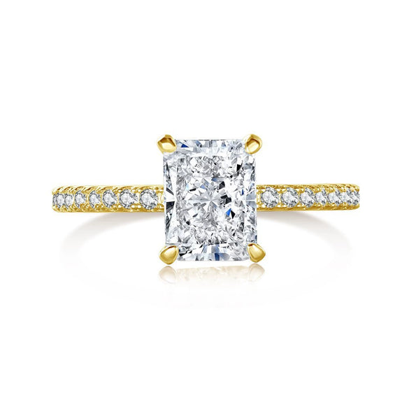 Jewelry S925 Sterling Silver Geometric Square Zirconium Electroplating Women's