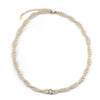 Jewelry S925 Sterling Silver Natural Pearl Geometric Pendant Necklace Electroplating