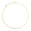 Jewelry S925 Sterling Silver Natural Pearl Geometric Pendant Necklace Electroplating