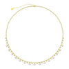 Jewelry S925 Sterling Silver Natural Pearl Geometric Pendant Necklace Electroplating