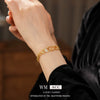 Jewelry Set Alloy And Copper Electroplated Flowers Pendant Clavicle Chain Light Luxury Style For Women