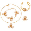 Jewelry Set Alloy Electroplating Flower Design For Women