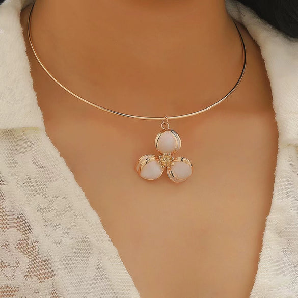 Jewelry Set Alloy Electroplating Flower Design For Women