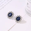 Jewelry Set Alloy Geometric Sunflower Artificial Crystal Earrings And Necklace