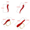 Jewelry Set Copper Chili Pepper Sshaped Dripping Oil Style For Women