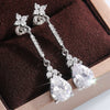 Jewelry Set Copper Geometric Pearshaped Water Drop Earrings For Women