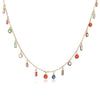 Jewelry Set Copper Inlaid Zirconia With Irregular Pattern Water Wave Chain For Ladies