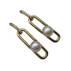 Jewelry Set Freshwater Pearl Earrings And Necklace Silver Needle Accessories For Women