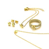 Jewelry Set Mesh Cat Claw Stainless Steel Titanium Steel Gold Rose Gold Ochain Electroplating Geometric