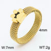 Jewelry Set Mesh Cat Claw Stainless Steel Titanium Steel Gold Rose Gold Ochain Electroplating Geometric