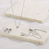 Jewelry Set Mesh Cat Claw Stainless Steel Titanium Steel Gold Rose Gold Ochain Electroplating Geometric