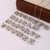 Jewelry Set Pendant Bracelet Necklace Accessories Copper Electroplating Letters Numbers Text Style