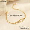 Jewelry Set Stainless Steel Geometric Electroplating For Women