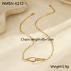 Jewelry Set Stainless Steel Geometric Electroplating For Women