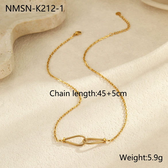 Jewelry Set Stainless Steel Geometric Electroplating For Women