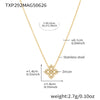 Jewelry Set Stainless Steel Material 18K Real Gold Plated Kitty Pattern