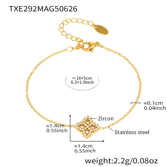 Jewelry Set Stainless Steel Material 18K Real Gold Plated Kitty Pattern