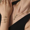 Jewelry Set Stainless Steel Material 18K Real Gold Plated Kitty Pattern
