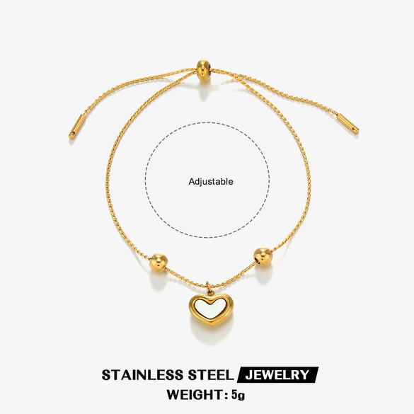 Jewelry Set Stainless Steel Titanium Steel Heartshaped Love Water Drops Bell Electroplated
