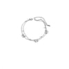 Jewelry Set Titanium Steel Box Chain Bow Pendant With Love Drop Bell Pattern