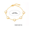 Jewelry Set Titanium Steel Heart Shape Electroplated For Women