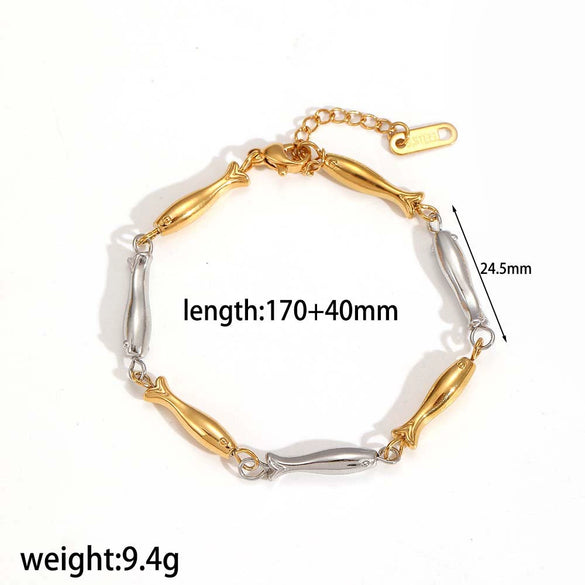 Jewelry Set Titanium Steel Stainless Steel Animal Zodiac Electroplating Bracelet Necklace Unisex Stylish Simple Personality