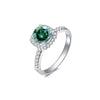 Jewelry Set With Moissanite Geometric Pattern Light Luxury Style 925 Sterling Silver For Women