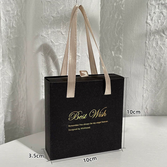 Jewelry Set With Paper And Cardboard Jewelry Box