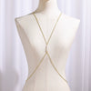 Jewelry Sexy Exaggerated Body Chain Three Dimensional Chest Chain