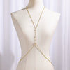 Jewelry Sexy Exaggerated Body Chain Three Dimensional Chest Chain