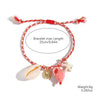 Jewelry Shell Starfish Ceramic Small Fish Pendant Hand Knitted Minimalist Women's Clavicle Chain Necklace