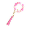 Jewelry Silicone Cartoon Characters Handmade Cross Keychain Rabbit Bag Pendant Bracelet