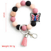 Jewelry Silicone Cartoon Characters Handmade Keychain Bag Pendant Bracelet