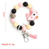 Jewelry Silicone Cartoon Characters Handmade Keychain Bag Pendant Bracelet
