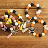 Jewelry Silicone Cartoon Characters Handmade Keychain Bag Pendant Bracelet