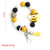 Jewelry Silicone Cartoon Characters Handmade Keychain Bag Pendant Bracelet