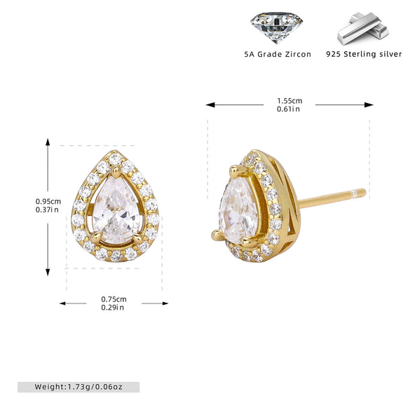 Jewelry Silver Doublelayer Pendant Earrings And Necklace Light Luxury Ochain Electroplating