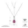 Jewelry Silver Doublelayer Pendant Earrings And Necklace Light Luxury Ochain Electroplating