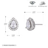 Jewelry Silver Doublelayer Pendant Earrings And Necklace Light Luxury Ochain Electroplating
