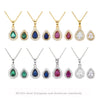 Jewelry Silver Doublelayer Pendant Earrings And Necklace Light Luxury Ochain Electroplating