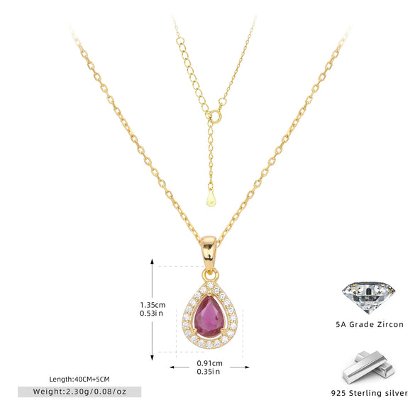 Jewelry Silver Doublelayer Pendant Earrings And Necklace Light Luxury Ochain Electroplating