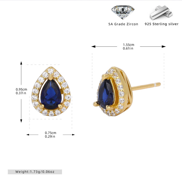 Jewelry Silver Doublelayer Pendant Earrings And Necklace Light Luxury Ochain Electroplating