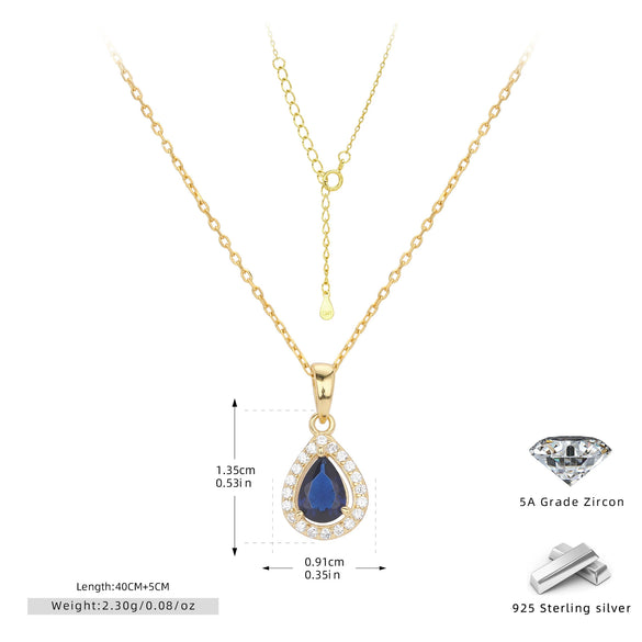Jewelry Silver Doublelayer Pendant Earrings And Necklace Light Luxury Ochain Electroplating