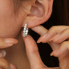 Jewelry 925 Silver Moissanite Earrings Fashion Geometric Style For Women