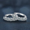 Jewelry 925 Silver Moissanite Geometric Earrings For Women