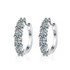 Jewelry 925 Silver Moissanite Geometric Earrings For Women