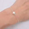 Jewelry Simple Fashion Single Imitation Pearl Chain Bracelet Lady Bracelet