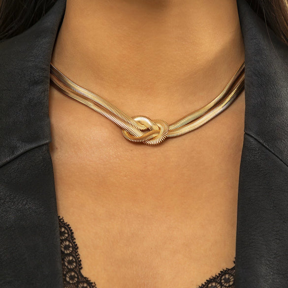 Jewelry Snake Bone Chain Bracelet Iron Chain Geometric Electroplating Style For Women