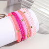 Jewelry Soft Pottery Crystal Beaded Bohemian Geometric Bracelet